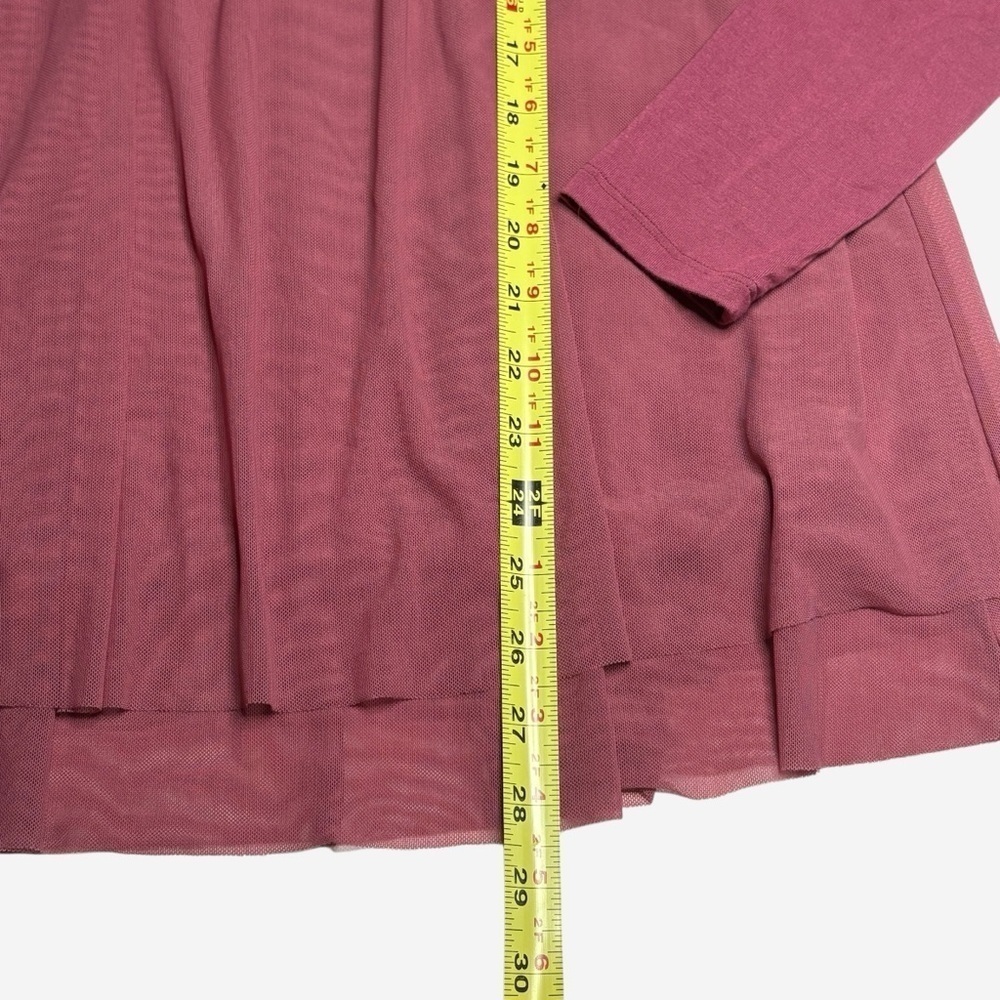 Matilda Jane Ruffle Layered Top Long Sleeve Mauve Pink Make Believe S - Picture 9 of 11